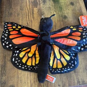 This item is a Wild Republic Huggers Monarch Butterfly plush toy.